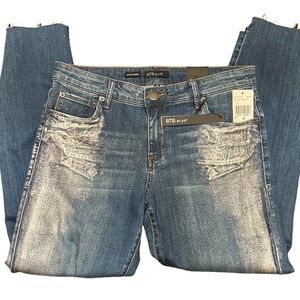 NWOT STS Blues Taylor Tomboy Denim & Silver Jeans